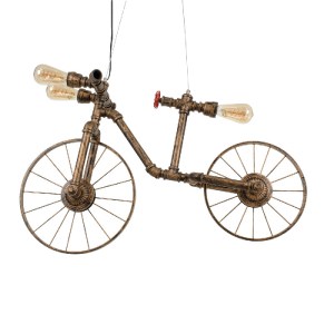 glo-00660-00660_4 GLOBOSTAR® SWIFTWALKER 00660 VINTAGE ΚΡΕΜΑΣΤΟ ΦΩΤΙΣΤΙΚΟ ΟΡΟΦΗΣ ΜΕ ΝΤΟΥΙ 3 X E27 AC 220-240