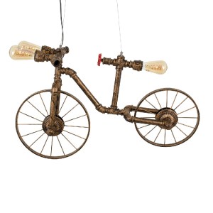 glo-00660-00660_6 GLOBOSTAR® SWIFTWALKER 00660 VINTAGE ΚΡΕΜΑΣΤΟ ΦΩΤΙΣΤΙΚΟ ΟΡΟΦΗΣ ΜΕ ΝΤΟΥΙ 3 X E27 AC 220-240