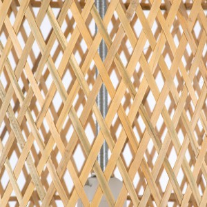 glo-00670-00670_8 GLOBOSTAR® CALERO 00670 BOHO ΚΡΕΜΑΣΤΟ ΦΩΤΙΣΤΙΚΟ ΚΑΜΠΑΝΑ ΜΟΝΟΦΩΤΟ 1 X E27 IP20 ΜΠΕΖ ΞΥΛΟ - 