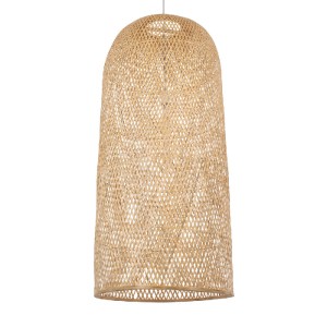 glo-00671-f70a74_00671_0 GLOBOSTAR® CALERO 00671 BOHO ΚΡΕΜΑΣΤΟ ΦΩΤΙΣΤΙΚΟ ΚΑΜΠΑΝΑ ΜΟΝΟΦΩΤΟ 1 X E27 IP20 ΜΠΕΖ ΞΥΛΟ - 