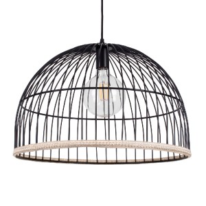 glo-00681-6f6d8a_00681_0 GLOBOSTAR® NEVIS 00681 ΜΟΝΤΕΡΝΟ ΚΡΕΜΑΣΤΟ ΦΩΤΙΣΤΙΚΟ ΠΛΕΓΜΑ ΜΟΝΟΦΩΤΟ 1 X E27 IP20 ΜΑΥΡΟ ΜΕΤΑ
