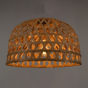 glo-00716-00716_2 GLOBOSTAR® MANGEA 00716 BOHO ΚΡΕΜΑΣΤΟ ΦΩΤΙΣΤΙΚΟ ΠΛΕΓΜΑ ΜΟΝΟΦΩΤΟ 1 X E27 IP20 ΜΠΕΖ ΞΥΛΟ - Μ