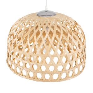 glo-00716-00716_6 GLOBOSTAR® MANGEA 00716 BOHO ΚΡΕΜΑΣΤΟ ΦΩΤΙΣΤΙΚΟ ΠΛΕΓΜΑ ΜΟΝΟΦΩΤΟ 1 X E27 IP20 ΜΠΕΖ ΞΥΛΟ - Μ