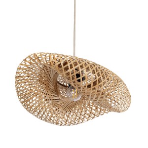 glo-00718-00718_6 GLOBOSTAR® MEXICO 00718 BOHO ΚΡΕΜΑΣΤΟ ΦΩΤΙΣΤΙΚΟ ΑΝΑΡΤΗΣΗ ΜΟΝΟΦΩΤΟ 1 X E27 IP20 ΜΠΕΖ ΞΥΛΟ -