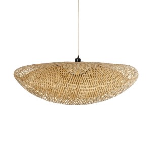 glo-00721-00721_7 GLOBOSTAR® MEXICO 00721 BOHO ΚΡΕΜΑΣΤΟ ΦΩΤΙΣΤΙΚΟ ΑΝΑΡΤΗΣΗ ΜΟΝΟΦΩΤΟ 1 X E27 IP20 ΜΠΕΖ ΞΥΛΟ - Μ100 X Π80 X Y35CM
