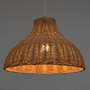 glo-00724-00724_2 GLOBOSTAR® MAYOTTE 00724 BOHO ΚΡΕΜΑΣΤΟ ΦΩΤΙΣΤΙΚΟ ΚΑΜΠΑΝΑ ΜΟΝΟΦΩΤΟ 1 X E27 IP20 ΜΠΕΖ ΞΥΛΟ -