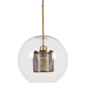 glo-00740-00740_0 GLOBOSTAR® AVERY 00740 ΜΟΝΤΕΡΝΟ ΚΡΕΜΑΣΤΟ ΦΩΤΙΣΤΙΚΟ ΜΠΑΛΑ ΜΟΝΟΦΩΤΟ 1 X E27 IP20 ΔΙΑΦΑΝΟ ΓΥΑ