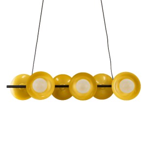 glo-00783-00783_0 GLOBOSTAR® JOLIET 00783 ΜΟΝΤΕΡΝΟ ΚΡΕΜΑΣΤΟ ΦΩΤΙΣΤΙΚΟ ΑΝΑΡΤΗΣΗ ΠΟΛΥΦΩΤΟ 6 X G9 ΜΑΥΡΟ & ΧΡΥΣΟ