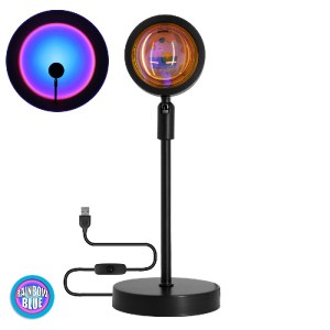 glo-00812-00812_0 GLOBOSTAR® 00812 ΜΟΝΤΕΡΝΟ MINIMAL ΕΠΙΤΡΑΠΕΖΙΟ ΦΩΤΙΣΤΙΚΟ ΜΕΤΑΛΛΙΚΟ ΜΟΝΟΦΩΤΟ LED 12W DC 5V Μ