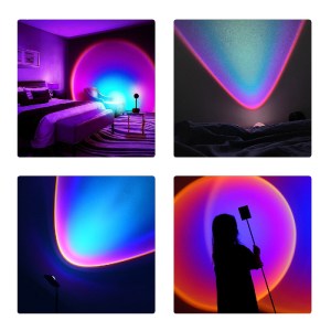 glo-00812-blue_rainbow GLOBOSTAR® 00812 ΜΟΝΤΕΡΝΟ MINIMAL ΕΠΙΤΡΑΠΕΖΙΟ ΦΩΤΙΣΤΙΚΟ ΜΕΤΑΛΛΙΚΟ ΜΟΝΟΦΩΤΟ LED 12W DC 5V Μ