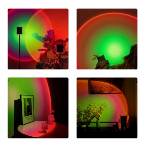 glo-00821-688acc_green_rainbow GLOBOSTAR® 00821 ΜΟΝΤΕΡΝΟ MINIMAL ΕΠΙΔΑΠΕΔΙΟ ΦΩΤΙΣΤΙΚΟ ΜΕΤΑΛΛΙΚΟ ΜΟΝΟΦΩΤΟ LED 12W DC 5V ΜΕ