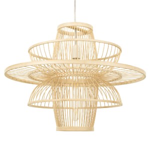 glo-00862-fc3ac1_00862_0 GLOBOSTAR® BALI 00862 BOHO ΚΡΕΜΑΣΤΟ ΦΩΤΙΣΤΙΚΟ ΠΛΕΓΜΑ ΜΟΝΟΦΩΤΟ 1 X E27 IP20 ΜΠΕΖ ΞΥΛΟ - Μ60