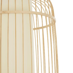 glo-00894-00894_7 GLOBOSTAR® HIBISCUS 00894 BOHO ΚΡΕΜΑΣΤΟ ΦΩΤΙΣΤΙΚΟ ΟΡΟΦΗΣ ΜΕ ΝΤΟΥΙ 1 X E27 AC 220-240V IP20 - ΜΠΕΖ - Μ30 X Π30 X Υ50CM