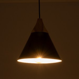 glo-00906-00906_2 GLOBOSTAR® SHADE 00906 ΜΟΝΤΕΡΝΟ ΚΡΕΜΑΣΤΟ ΦΩΤΙΣΤΙΚΟ ΚΑΜΠΑΝΑ ΜΟΝΟΦΩΤΟ 1 X E27 IP20 ΜΑΥΡΟ ΜΕΤ