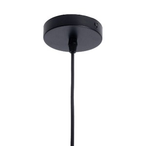 glo-00906-00906_8 GLOBOSTAR® SHADE 00906 ΜΟΝΤΕΡΝΟ ΚΡΕΜΑΣΤΟ ΦΩΤΙΣΤΙΚΟ ΚΑΜΠΑΝΑ ΜΟΝΟΦΩΤΟ 1 X E27 IP20 ΜΑΥΡΟ ΜΕΤ