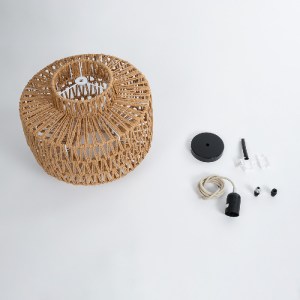 glo-00909-00909_11 GLOBOSTAR® JENSON 00909 BOHO ΚΡΕΜΑΣΤΟ ΦΩΤΙΣΤΙΚΟ ΟΡΟΦΗΣ ΜΕ ΝΤΟΥΙ 1 X E27 AC 220-240V IP20 -
