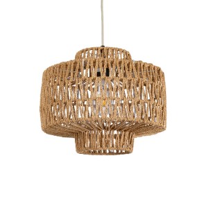glo-00909-00909_2 GLOBOSTAR® JENSON 00909 BOHO ΚΡΕΜΑΣΤΟ ΦΩΤΙΣΤΙΚΟ ΟΡΟΦΗΣ ΜΕ ΝΤΟΥΙ 1 X E27 AC 220-240V IP20 -