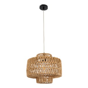 glo-00909-00909_4 GLOBOSTAR® JENSON 00909 BOHO ΚΡΕΜΑΣΤΟ ΦΩΤΙΣΤΙΚΟ ΟΡΟΦΗΣ ΜΕ ΝΤΟΥΙ 1 X E27 AC 220-240V IP20 -