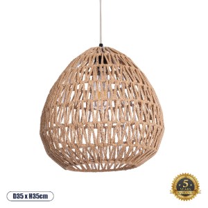 glo-00911-00911_0 GLOBOSTAR® JJENSON 00911 BOHO ΚΡΕΜΑΣΤΟ ΦΩΤΙΣΤΙΚΟ ΟΡΟΦΗΣ ΜΕ ΝΤΟΥΙ 1 X E27 AC 220-240V IP20 