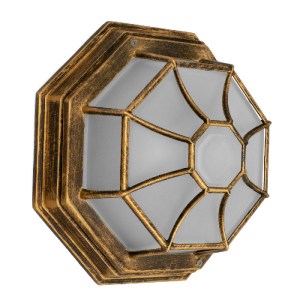 glo-00913-00913_3 GLOBOSTAR® RUBY 00913 VINTAGE ΦΩΤΙΣΤΙΚΟ ΠΛΑΦΟΝΙΕΡΑ ΟΡΟΦΗΣ ΜΟΝΟΦΩΤΟ 1 X E27 IP20 ΧΑΛΚΙΝΟ ΜΕ