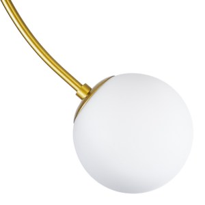 glo-00921-00921_7 GLOBOSTAR® DRIZZLE 00921 ΜΟΝΤΕΡΝΟ ΦΩΤΙΣΤΙΚΟ ΟΡΟΦΗΣ ΜΠΑΛΑ ΜΟΝΟΦΩΤΟ 1 X E27 IP20 ΧΡΥΣΟ ΜΕΤΑΛ