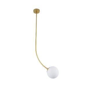 glo-00922-00922_0 GLOBOSTAR® DRIZZLE 00922 ΜΟΝΤΕΡΝΟ ΦΩΤΙΣΤΙΚΟ ΟΡΟΦΗΣ ΜΠΑΛΑ ΜΟΝΟΦΩΤΟ 1 X E27 IP20 ΧΡΥΣΟ ΜΕΤΑΛ