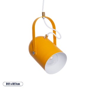 glo-00926-00926_0 GLOBOSTAR® HAZEL 00926 ΜΟΝΤΕΡΝΟ ΚΡΕΜΑΣΤΟ ΦΩΤΙΣΤΙΚΟ ΑΝΑΡΤΗΣΗ ΜΟΝΟΦΩΤΟ 1 X E27 IP20 ΠΟΡΤΟΚΑΛ