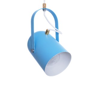 glo-00927-00927_5 GLOBOSTAR® HAZEL 00927 ΜΟΝΤΕΡΝΟ ΚΡΕΜΑΣΤΟ ΦΩΤΙΣΤΙΚΟ ΑΝΑΡΤΗΣΗ ΜΟΝΟΦΩΤΟ 1 X E27 IP20 ΜΠΛΕ, ΑΣ