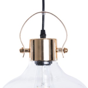 glo-00933-00933_8 GLOBOSTAR® JAVER 00933 VINTAGE ΚΡΕΜΑΣΤΟ ΦΩΤΙΣΤΙΚΟ ΚΑΜΠΑΝΑ ΜΟΝΟΦΩΤΟ 1 X E27 IP20 ΔΙΑΦΑΝΟ ΓΥ