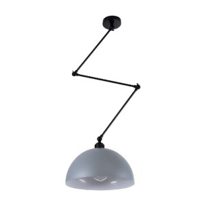 glo-00937-00937_0 GLOBOSTAR® LOTUS 00937 ΜΟΝΤΕΡΝΟ ΦΩΤΙΣΤΙΚΟ ΟΡΟΦΗΣ ΚΑΜΠΑΝΑ ΜΟΝΟΦΩΤΟ 1 X E27 IP20 ΓΚΡΙ, ΜΑΥΡΟ