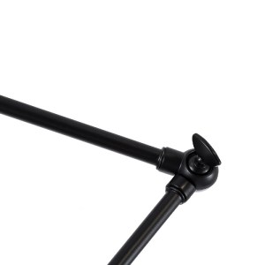 glo-00937-00937_7 GLOBOSTAR® LOTUS 00937 ΜΟΝΤΕΡΝΟ ΦΩΤΙΣΤΙΚΟ ΟΡΟΦΗΣ ΚΑΜΠΑΝΑ ΜΟΝΟΦΩΤΟ 1 X E27 IP20 ΓΚΡΙ, ΜΑΥΡΟ