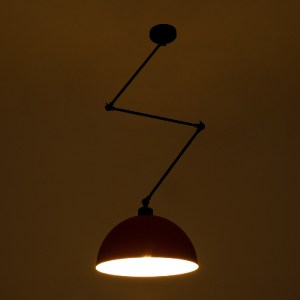 glo-00938-00938_2 GLOBOSTAR® LOTUS 00938 ΜΟΝΤΕΡΝΟ ΦΩΤΙΣΤΙΚΟ ΟΡΟΦΗΣ ΚΑΜΠΑΝΑ ΜΟΝΟΦΩΤΟ 1 X E27 IP20 ΚΟΚΚΙΝΟ, ΜΑ