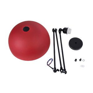 glo-00938-00938_8 GLOBOSTAR® LOTUS 00938 ΜΟΝΤΕΡΝΟ ΦΩΤΙΣΤΙΚΟ ΟΡΟΦΗΣ ΚΑΜΠΑΝΑ ΜΟΝΟΦΩΤΟ 1 X E27 IP20 ΚΟΚΚΙΝΟ, ΜΑ