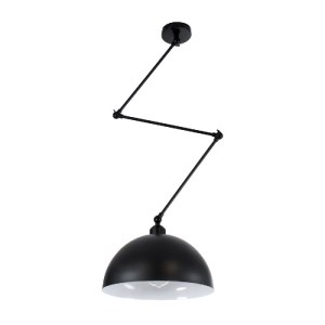 glo-00939-00939_0 GLOBOSTAR® LOTUS 00939 ΜΟΝΤΕΡΝΟ ΦΩΤΙΣΤΙΚΟ ΟΡΟΦΗΣ ΚΑΜΠΑΝΑ ΜΟΝΟΦΩΤΟ 1 X E27 IP20 ΜΑΥΡΟ & ΛΕΥ