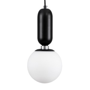 glo-00945-36f194_00945_0 GLOBOSTAR® MAVERICK 00945 ΜΟΝΤΕΡΝΟ ΚΡΕΜΑΣΤΟ ΦΩΤΙΣΤΙΚΟ ΜΠΑΛΑ ΜΟΝΟΦΩΤΟ 1 X E27 IP20 ΜΑΥΡΟ ΜΕ