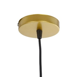 glo-00950-00950_8 GLOBOSTAR® CAGE 00950 VINTAGE ΚΡΕΜΑΣΤΟ ΦΩΤΙΣΤΙΚΟ ΟΡΟΦΗΣ ΜΕ ΝΤΟΥΙ 1 X E27 AC 220-240V IP20 - ΧΡΥΣΟ - Μ15 X Π15 X Y22CM