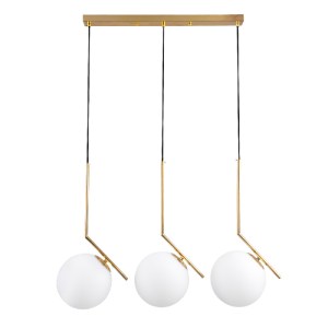 glo-00955-bfc2a8_00955_0 GLOBOSTAR® MONROE 00955 ΜΟΝΤΕΡΝΟ ΚΡΕΜΑΣΤΟ ΦΩΤΙΣΤΙΚΟ ΟΡΟΦΗΣ ΜΕ ΝΤΟΥΙ 3 X E27 AC 220-240V IP