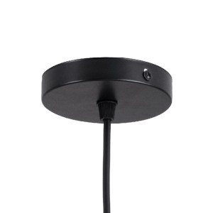 glo-00957-00957_9 GLOBOSTAR® MONROE 00957 ΜΟΝΤΕΡΝΟ ΚΡΕΜΑΣΤΟ ΦΩΤΙΣΤΙΚΟ ΜΠΑΛΑ ΜΟΝΟΦΩΤΟ 1 X E27 IP20 ΜΑΥΡΟ ΜΕΤΑ