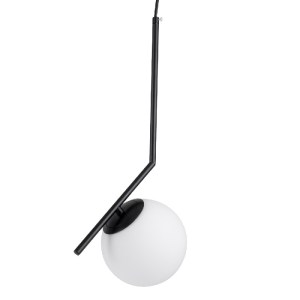 glo-00959-00959_0 GLOBOSTAR® MONROE 00959 ΜΟΝΤΕΡΝΟ ΚΡΕΜΑΣΤΟ ΦΩΤΙΣΤΙΚΟ ΜΠΑΛΑ ΜΟΝΟΦΩΤΟ 1 X E27 IP20 ΜΑΥΡΟ ΜΕΤΑ