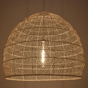 glo-00965-00965_2 GLOBOSTAR® MALIBU 00965 BOHO ΚΡΕΜΑΣΤΟ ΦΩΤΙΣΤΙΚΟ ΠΛΕΓΜΑ ΜΟΝΟΦΩΤΟ 1 X E27 IP20 ΛΕΥΚΟ ΞΥΛΟ - 