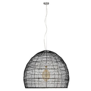 glo-00966-00966_3 GLOBOSTAR® MALIBU 00966 BOHO ΚΡΕΜΑΣΤΟ ΦΩΤΙΣΤΙΚΟ ΠΛΕΓΜΑ ΜΟΝΟΦΩΤΟ 1 X E27 IP20 ΜΑΥΡΟ ΞΥΛΟ - 