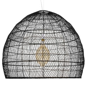 glo-00966-00966_4 GLOBOSTAR® MALIBU 00966 BOHO ΚΡΕΜΑΣΤΟ ΦΩΤΙΣΤΙΚΟ ΠΛΕΓΜΑ ΜΟΝΟΦΩΤΟ 1 X E27 IP20 ΜΑΥΡΟ ΞΥΛΟ - 