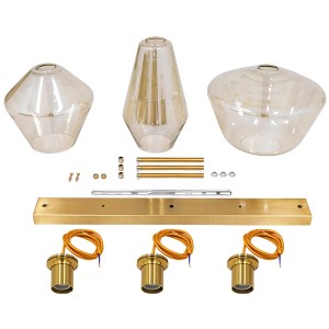glo-00977-00977_6 GLOBOSTAR® AMARIS 00977 ΜΟΝΤΕΡΝΟ ΚΡΕΜΑΣΤΟ ΦΩΤΙΣΤΙΚΟ ΟΡΟΦΗΣ ΜΕ ΝΤΟΥΙ 3 X E27 AC 220-240V IP