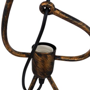 glo-00979-00979_4 GLOBOSTAR® LITTLE MAN 00979 ΜΟΝΤΕΡΝΟ ΚΡΕΜΑΣΤΟ ΦΩΤΙΣΤΙΚΟ ΦΙΓΟΥΡΑ ΤΡΙΦΩΤΟ 3 X E27 IP20 ΧΑΛΚΙ