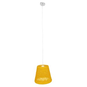 glo-00998-00998_2 GLOBOSTAR® PLAYROOM 00998 VINTAGE ΚΡΕΜΑΣΤΟ ΦΩΤΙΣΤΙΚΟ ΚΑΜΠΑΝΑ ΜΟΝΟΦΩΤΟ 1 X E27 IP20 ΚΙΤΡΙΝΟ
