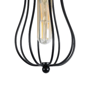 glo-01016-01016_9 GLOBOSTAR® CAMBER 01016 VINTAGE ΚΡΕΜΑΣΤΟ ΦΩΤΙΣΤΙΚΟ ΠΛΕΓΜΑ ΜΟΝΟΦΩΤΟ 1 X E27 IP20 ΜΑΥΡΟ & ΧΡ