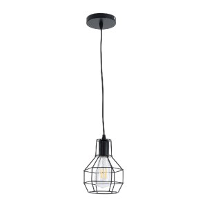 glo-01017-01017_4 GLOBOSTAR® CAGE 01017 VINTAGE ΚΡΕΜΑΣΤΟ ΦΩΤΙΣΤΙΚΟ ΟΡΟΦΗΣ ΜΕ ΝΤΟΥΙ 3 X E27 AC 220-240V IP20 