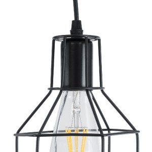 glo-01017-01017_8 GLOBOSTAR® CAGE 01017 VINTAGE ΚΡΕΜΑΣΤΟ ΦΩΤΙΣΤΙΚΟ ΟΡΟΦΗΣ ΜΕ ΝΤΟΥΙ 3 X E27 AC 220-240V IP20 
