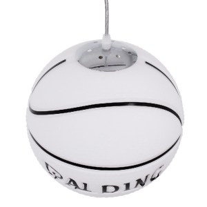 glo-01031-01031_6 GLOBOSTAR® SPALDING NBA 01031 ΠΑΙΔΙΚΟ ΚΡΕΜΑΣΤΟ ΦΩΤΙΣΤΙΚΟ ΜΠΑΛΑ ΜΟΝΟΦΩΤΟ 1 X E27 IP20 ΛΕΥΚΟ