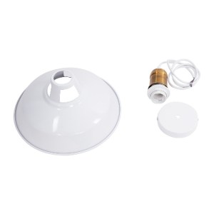 glo-01072-01072_11 GLOBOSTAR® ANER 01072 VINTAGE ΚΡΕΜΑΣΤΟ ΦΩΤΙΣΤΙΚΟ ΚΑΜΠΑΝΑ ΜΟΝΟΦΩΤΟ 1 X E27 IP20 ΛΕΥΚΟ & ΧΡΥ